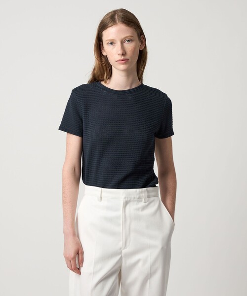 tシャツ 「Steven Alan」ウェイビー ジャージー ショートスリーブ Tシャツ レディース STEVEN ALAN tシャツ 「Steven Alan」ウェイビー ジャージー