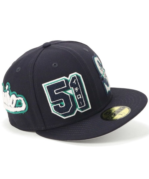 NEWERA ニューエラ MLB フロリダマーリンズ イチロー キャップ 帽子 NEW ERA キャップ 帽子 ニューエラキャップ 59FIFTY イチロー