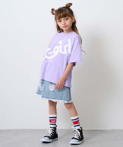 X-girl Stages（エックスガールステージス） tシャツ 「TBSドラマ