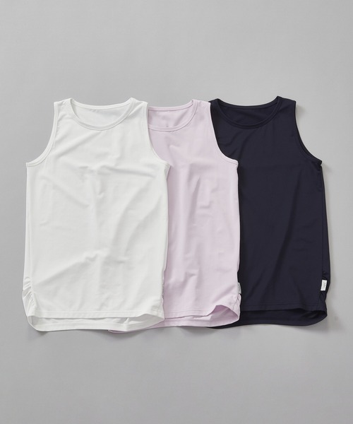 Julier（ジュリエ） タンクトップ ノースリーブ (定番)Ecocoべア天竺