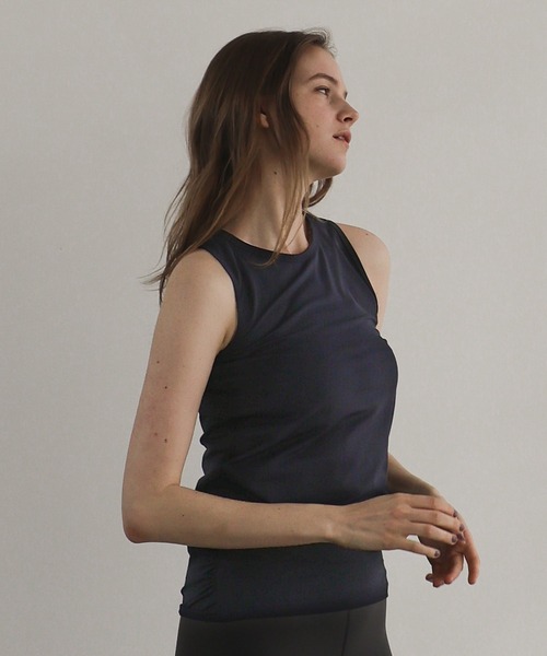 Julier（ジュリエ） タンクトップ ノースリーブ (定番)Ecocoべア天竺