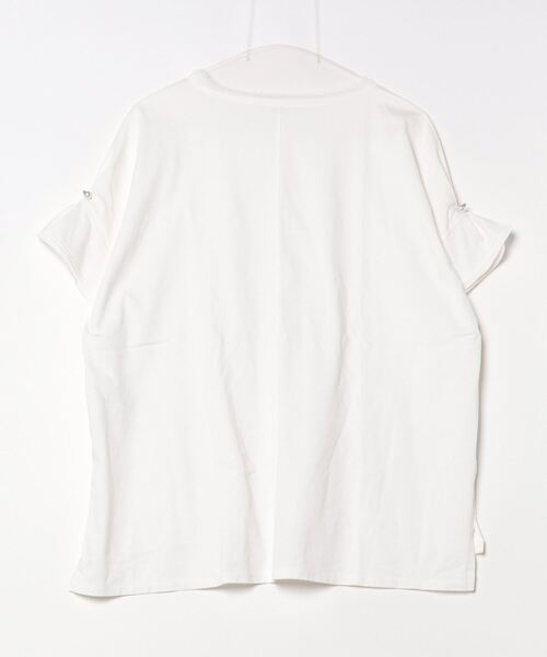 「LANVIN en Bleu」 半袖カットソー 38 ホワイト レディース