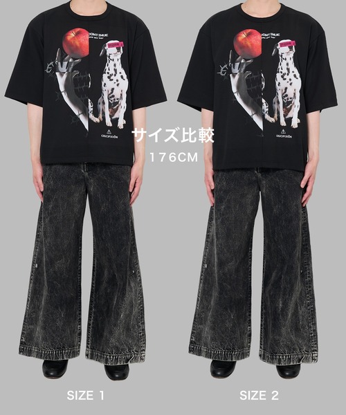 SHAREEF　シャリーフ　ジレコート　ブラック　別注　ユニセックス SHAREEF（シャリーフ） tシャツ 「SHAREEF」APPLE×DOG TEE メンズ