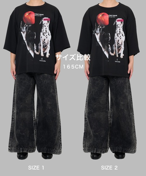 SHAREEF　シャリーフ　ジレコート　ブラック　別注　ユニセックス SHAREEF（シャリーフ） tシャツ 「SHAREEF」APPLE×DOG TEE メンズ