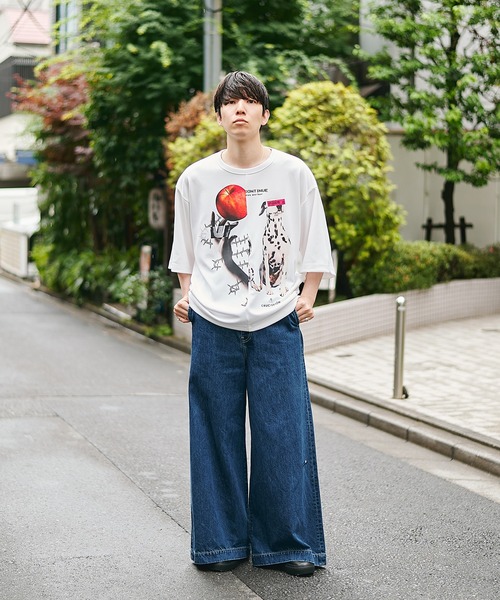 SHAREEF（シャリーフ） tシャツ 「SHAREEF」APPLE×DOG TEE メンズ