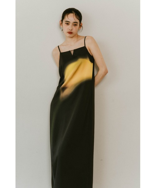 Knuth Marf ワンピース flower print satin dress : ZOZOTOWN
