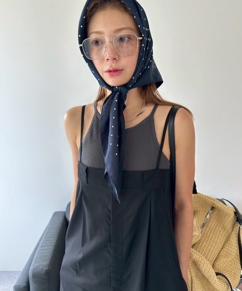 ブラックストラップオールインワン HANNE オールインワン ストラップショートオールインワン