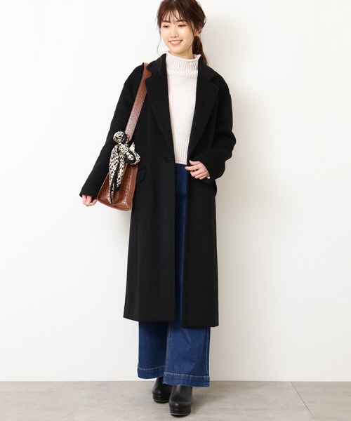 「FREE'S MART」 チェスターコート SMALL ブラック レディース_画像4