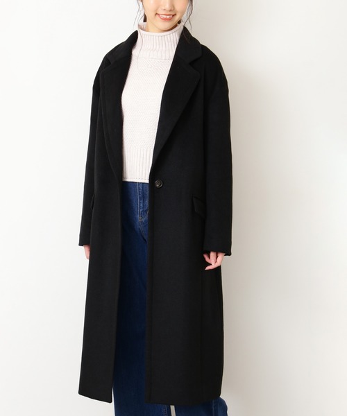 「FREE'S MART」 チェスターコート SMALL ブラック レディース_画像5