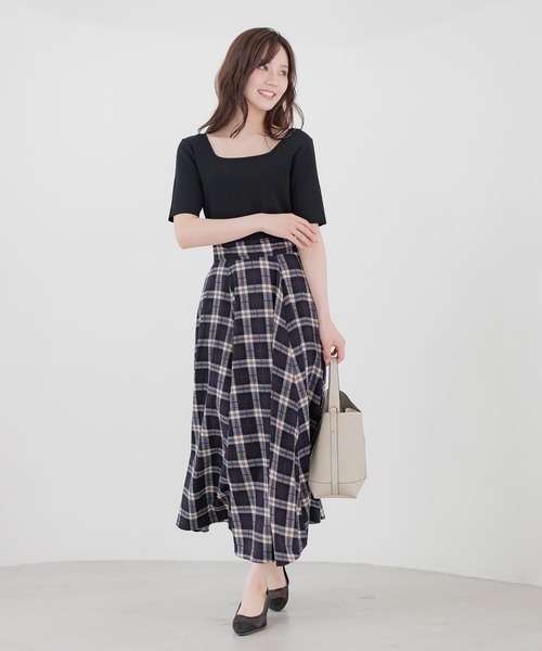 ニット セーター 「リブシリーズ」2WAYリブプルオーバー581514 レディース Andemiu ニット セーター 「リブシリーズ」2WAYリブプルオーバー