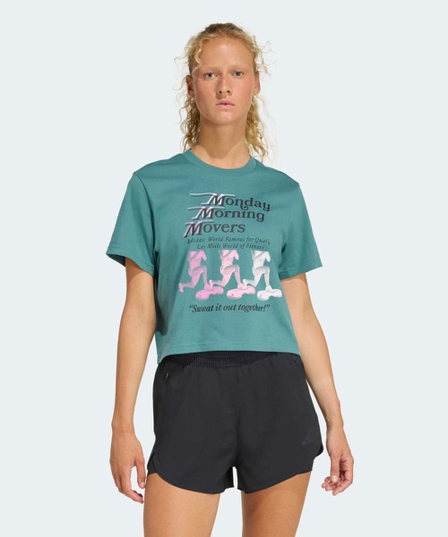 adidas tシャツ Les Mills ムーバーズ グラフィック Tシャツ