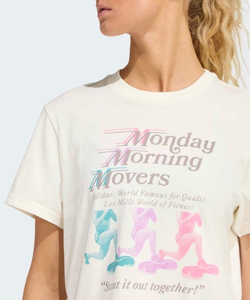 アディダス  Tシャツ　レズミルズ  メンズ　L アディダス(adidas) Tシャツ 半袖 LESMILLS Tシャツ JRS32