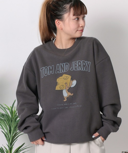 トレーナー スウェット 「71」「TOM＆JERRY/トムとジェリー」ジェリー