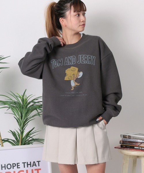 トレーナー スウェット 「71」「TOM＆JERRY/トムとジェリー」ジェリー