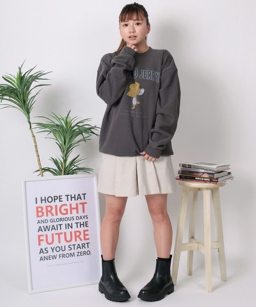 トレーナー スウェット 「71」「TOM＆JERRY/トムとジェリー」ジェリー