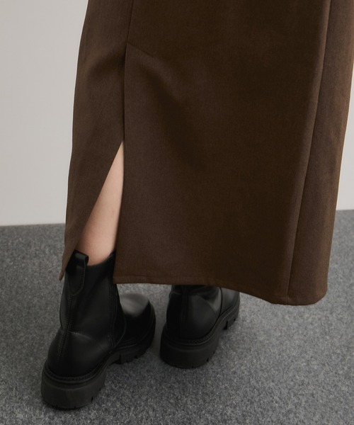 LE CERCLE par rope' ワンピース ウーリッシュジョーゼットレイヤード