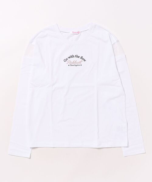 PINKHUNT（ピンクハント） tシャツ 肩シースルー開きロンT 0893K