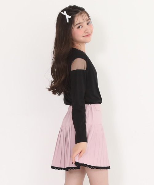 PINKHUNT（ピンクハント） tシャツ 肩シースルー開きロンT 0893K