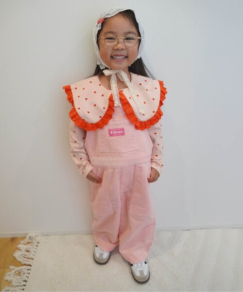 tシャツ 「ジュニア対応」レーストリムフリル衿カットソートップス キッズ 子供服 女の子 | p.premier | 21