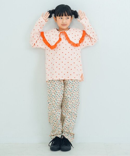 tシャツ 「ジュニア対応」レーストリムフリル衿カットソートップス キッズ 子供服 女の子 | p.premier | 22