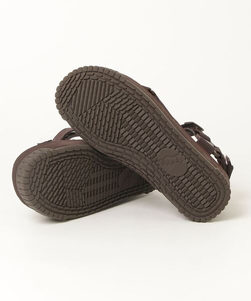 「SHAKA」 フラットサンダル 24cm ブラウン レディース_画像3