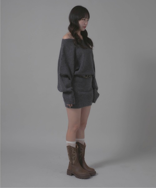 Chick ブーツ Stitch Western Boots / ステッチウエスタンブーツ