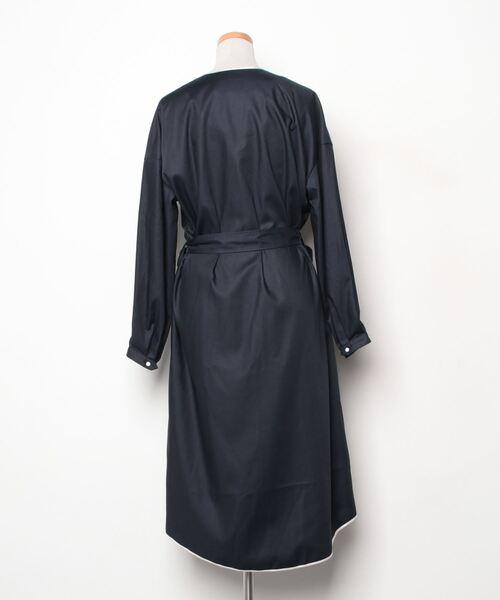 THE RERACS（ザ リラクス） 長袖ワンピース 36 ネイビー レディース