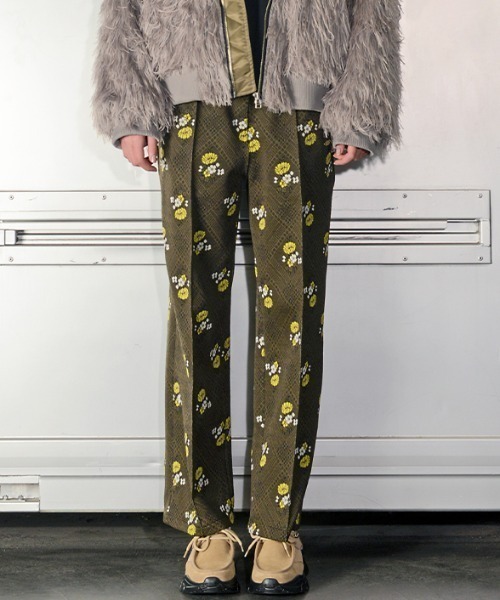 H.A.K ジャガードパンツ H.A.K（ハク） パンツ ニットジャカードトラックパンツ レディース