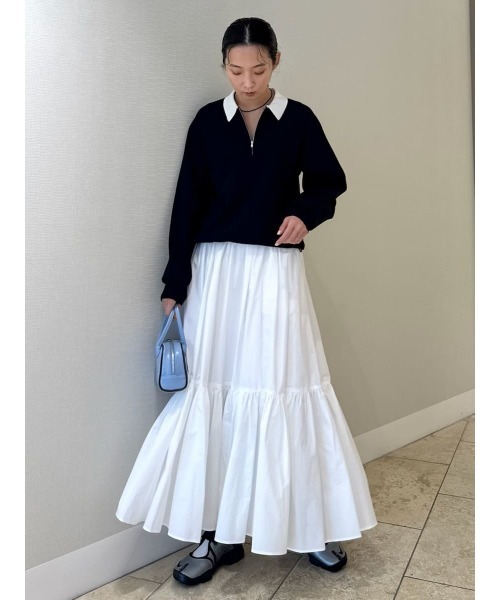 emmi ワンピース ジップアップニット×スカートセット : ZOZOTOWN Yahoo