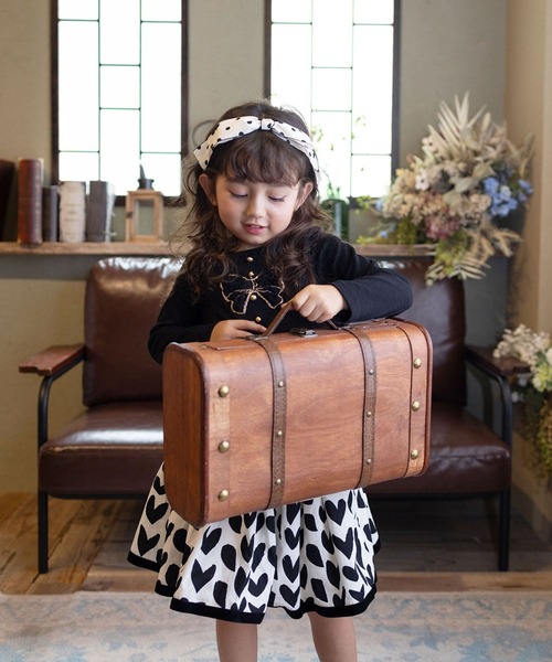 Rora（ローラ） スカート 入学式 アゲハ ハート柄スカート キッズ 子供