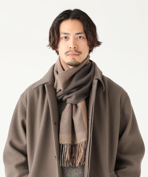 B：MING by BEAMS（ビーミング by ビームス） マフラー ウール ビッグ