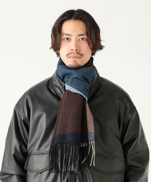 B：MING by BEAMS（ビーミング by ビームス） マフラー ウール ビッグ