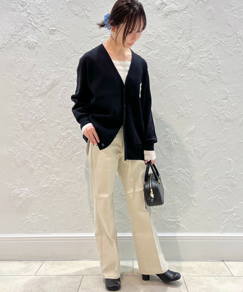 スローブイエナ　SLOBE IENA スラブ天竺クルーネックロンTEE 2枚 SLOBE IENA（スローブイエナ）の「《追加2》スラブ天竺クルーネック