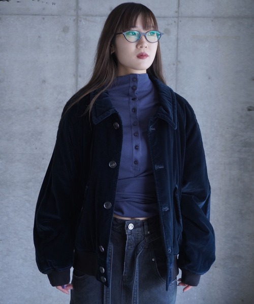 LOW CLASSIC（ロウクラシック） ブルゾン アウター WASHED VELVET
