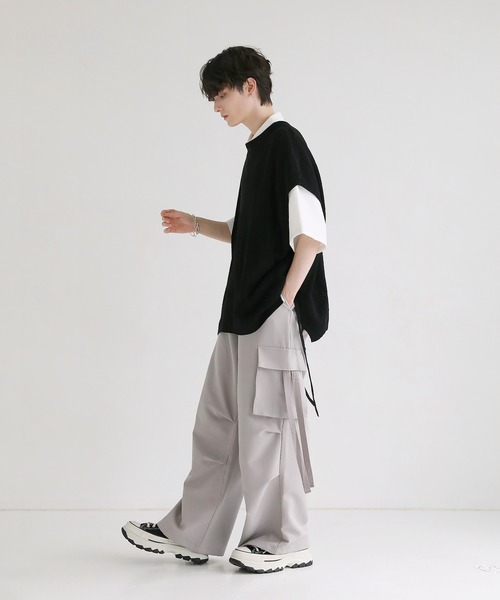 「LILL」 半袖シャツ X-LARGE ブラック メンズ_画像7