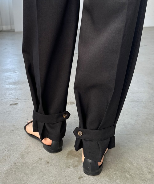 「Louere」 スラックス X-LARGE アイボリー レディース_画像4