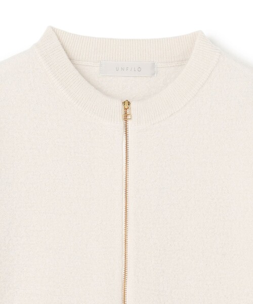 UNFILO（アンフィーロ） ブルゾン アウター ウールミルド ZIPニット