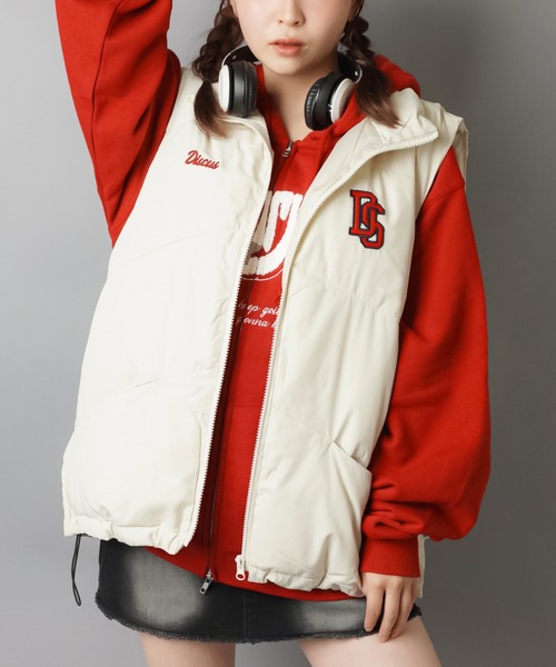 DISCUS ダウンベスト ベスト 「DISCUS/ディスカス」フェイクダウン