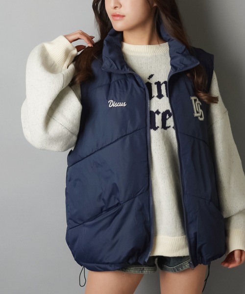 DISCUS ダウンベスト ベスト 「DISCUS/ディスカス」フェイクダウン