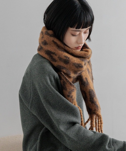 LOWRYS FARM（ローリーズファーム） ストール マフラー フトフリンジ