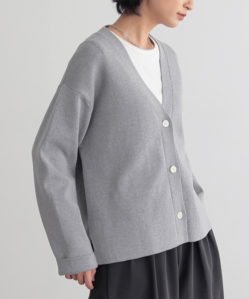 for/c（フォーシー） カーディガン 「新色追加」スウェットライクV