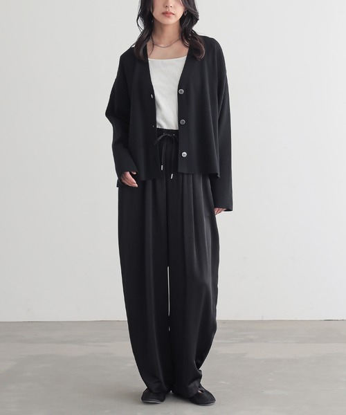 for/c（フォーシー） カーディガン 「新色追加」スウェットライクV