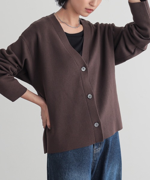 for/c（フォーシー） カーディガン 「新色追加」スウェットライクV