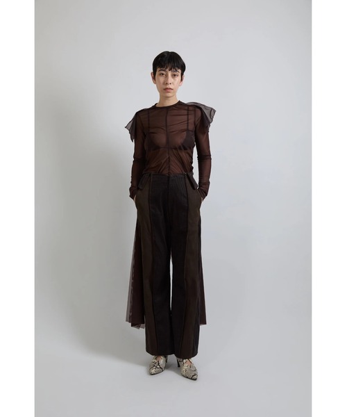 YOHEI OHNO（ヨウヘイ オオノ） Neontetra Tulle Top レディース