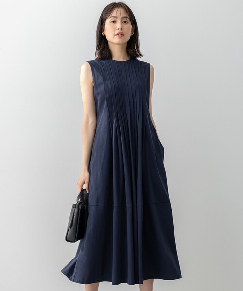 組曲（KUMIKYOKU） ノースリーブワンピース 2 ネイビー レディース