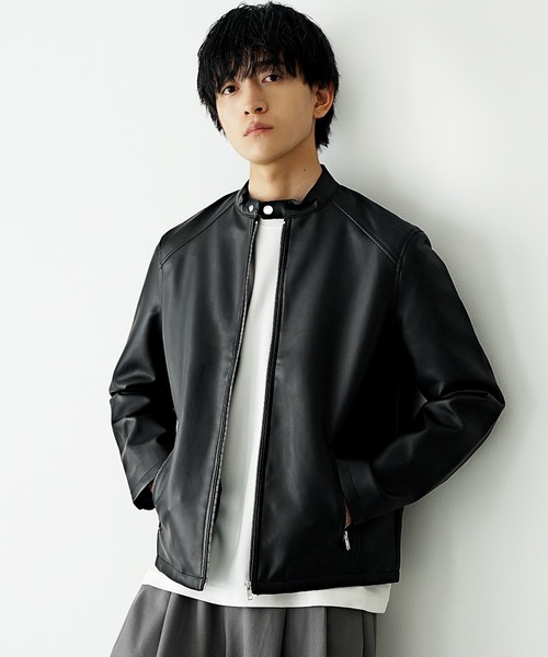 大幅値下げ　本革シングルライダースジャケット❣️ 楽天市場】ライダースジャケット メンズ レザージャケット 本革 羊革