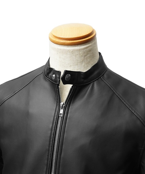 シングルライダースジャケットM美品 MinoriTY（マイノリティ） 革ジャン ライダース 「MinoriTY select」PU