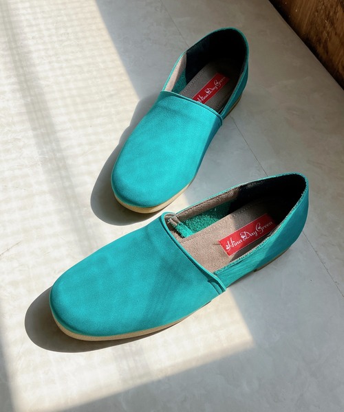 「Hina Day Green」 スリッポン 23cm グリーン レディース_画像7