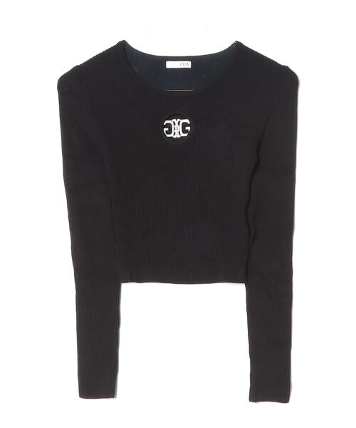 GYDA（ジェイダ） 長袖ニット FREE ブラック レディース : ZOZOTOWN