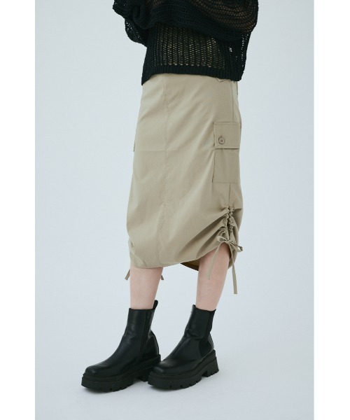 「MIEL CRISHUNANT」 スカート FREE チャコールグレー レディース_画像3